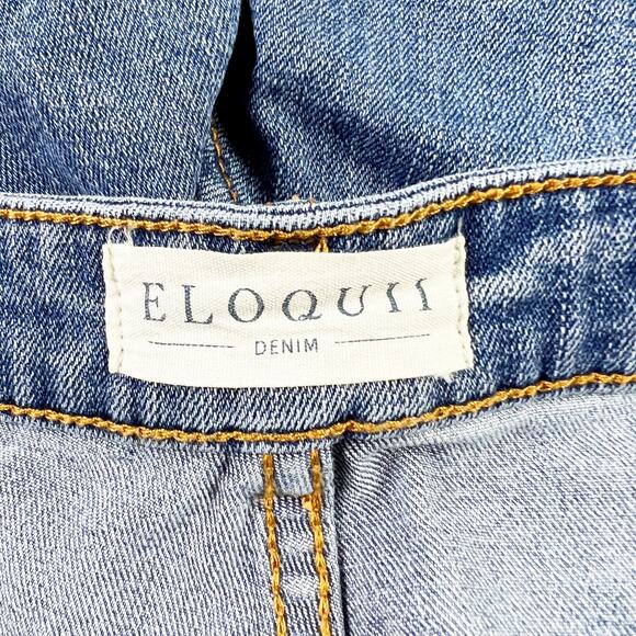 NEW Eloquii Denim Viola fit Straight leg distressed blue jean size 22 NWT - Picture 5 of 8